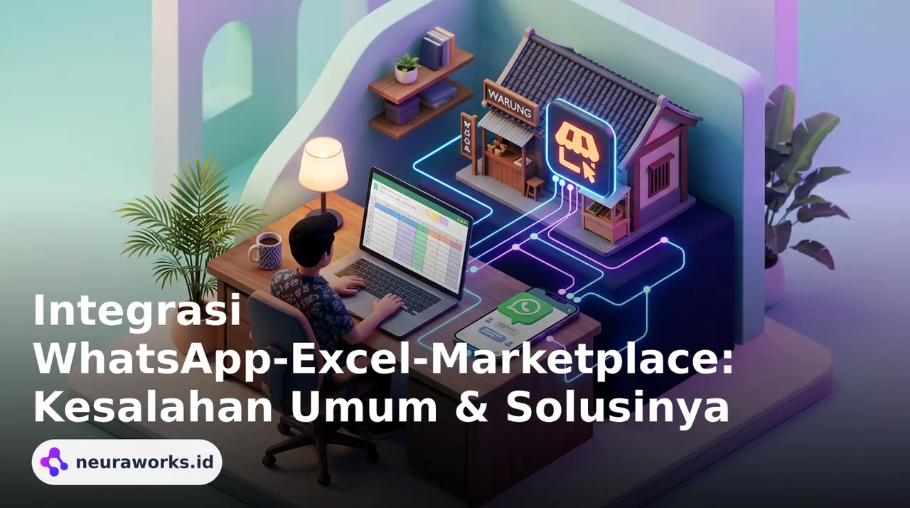 Integrasi WhatsApp-Excel-Marketplace: Kesalahan Umum & Solusinya