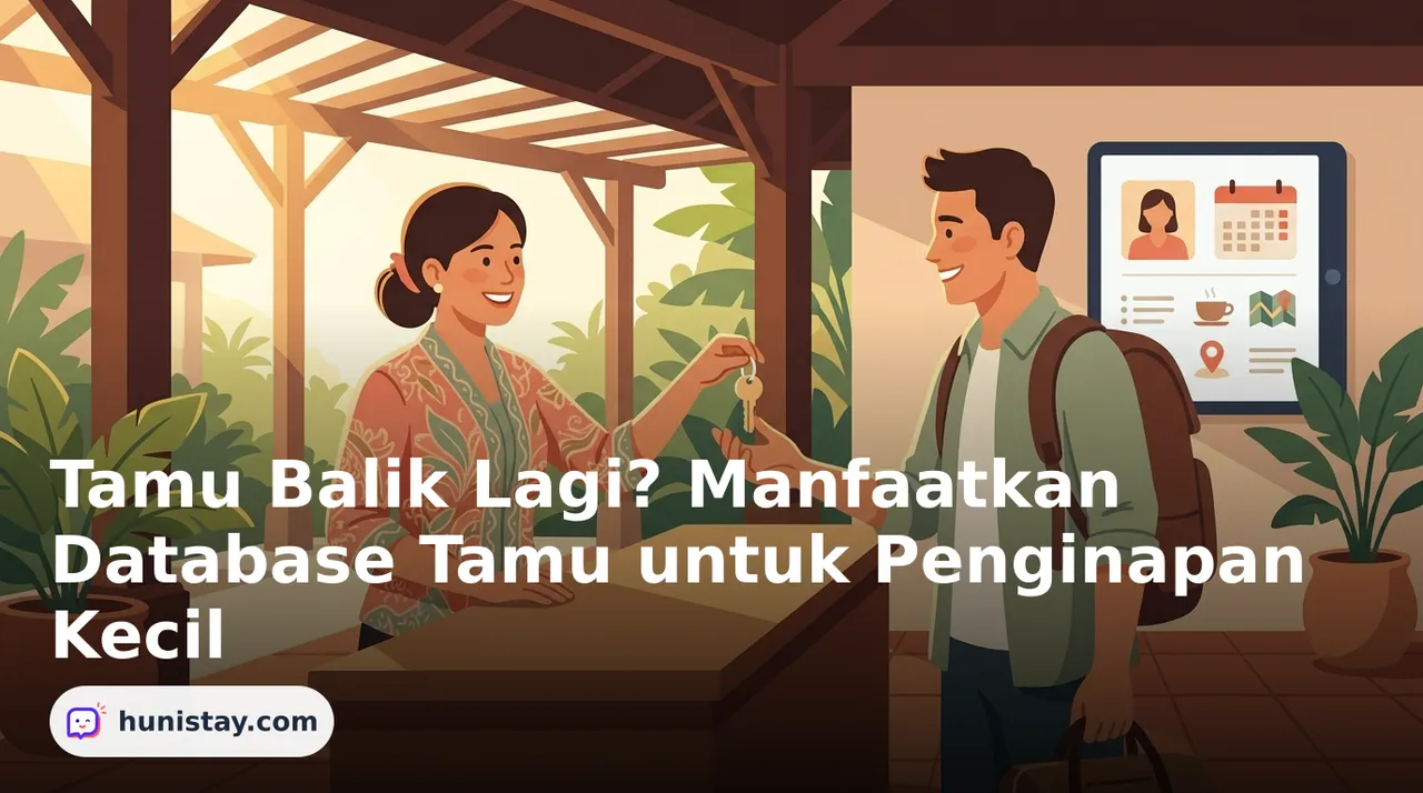 Tamu Balik Lagi? Manfaatkan Database Tamu untuk Penginapan Kecil