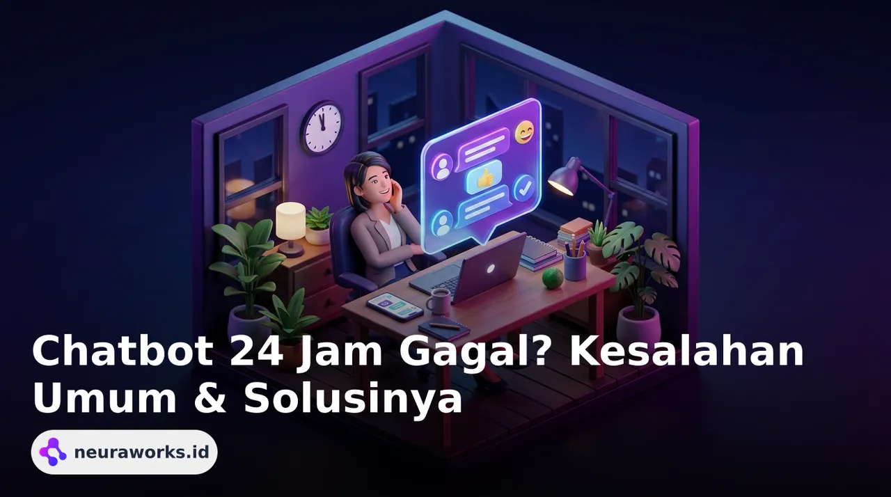 Chatbot 24 Jam Gagal? Kesalahan Umum & Solusinya