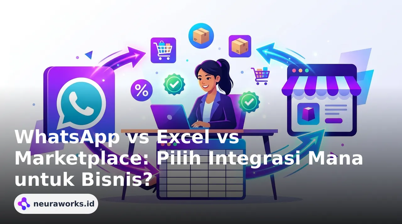 WhatsApp vs Excel vs Marketplace: Pilih Integrasi Mana untuk Bisnis?