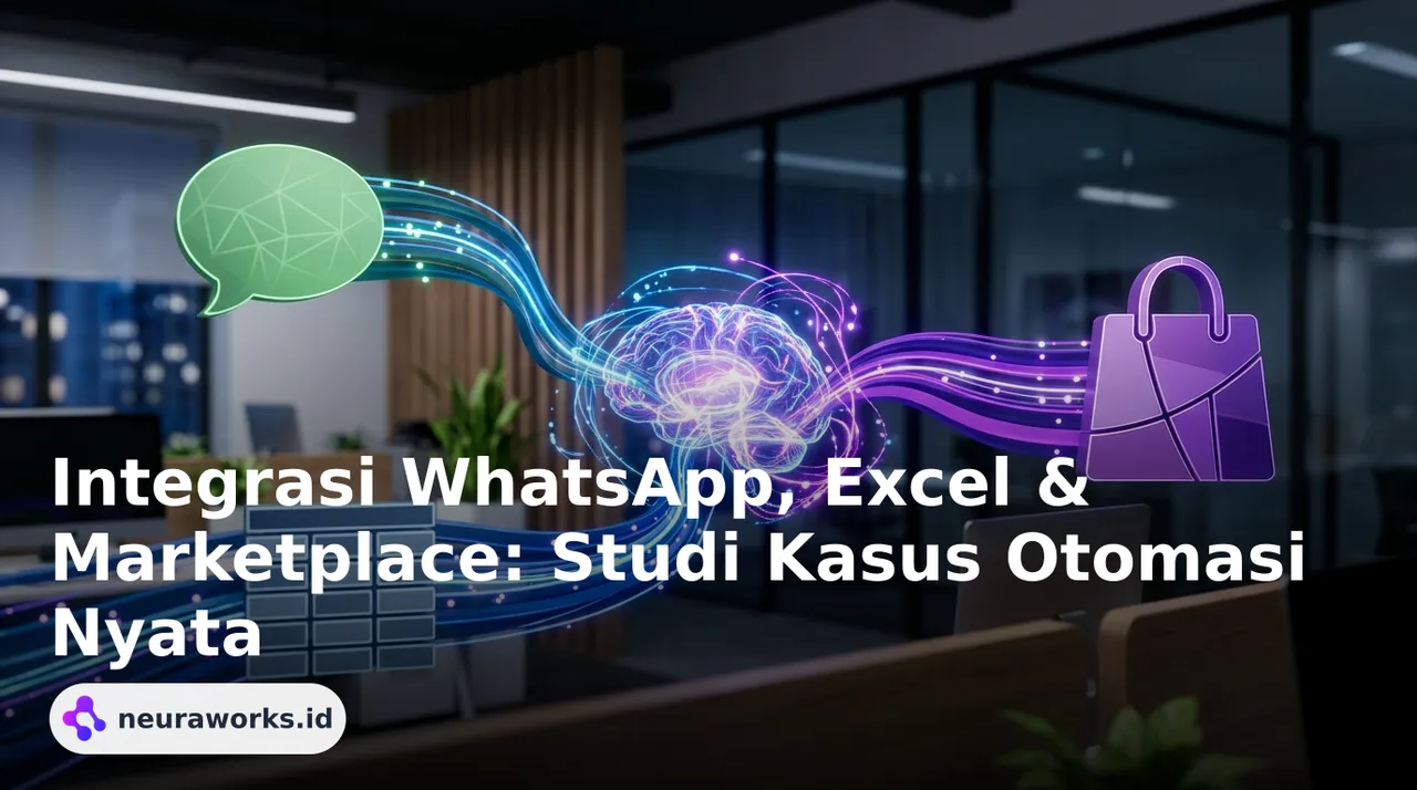 Integrasi WhatsApp, Excel & Marketplace: Studi Kasus Otomasi Nyata