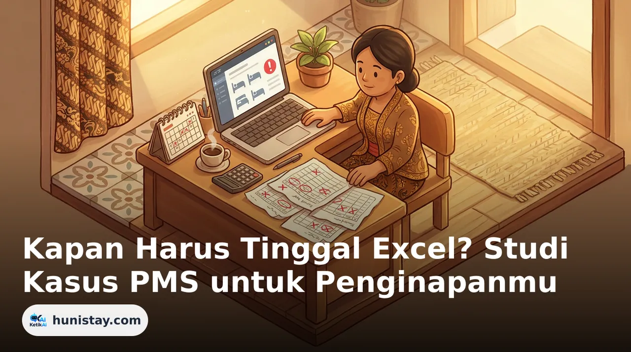 Kapan Harus Tinggal Excel? Studi Kasus PMS untuk Penginapanmu