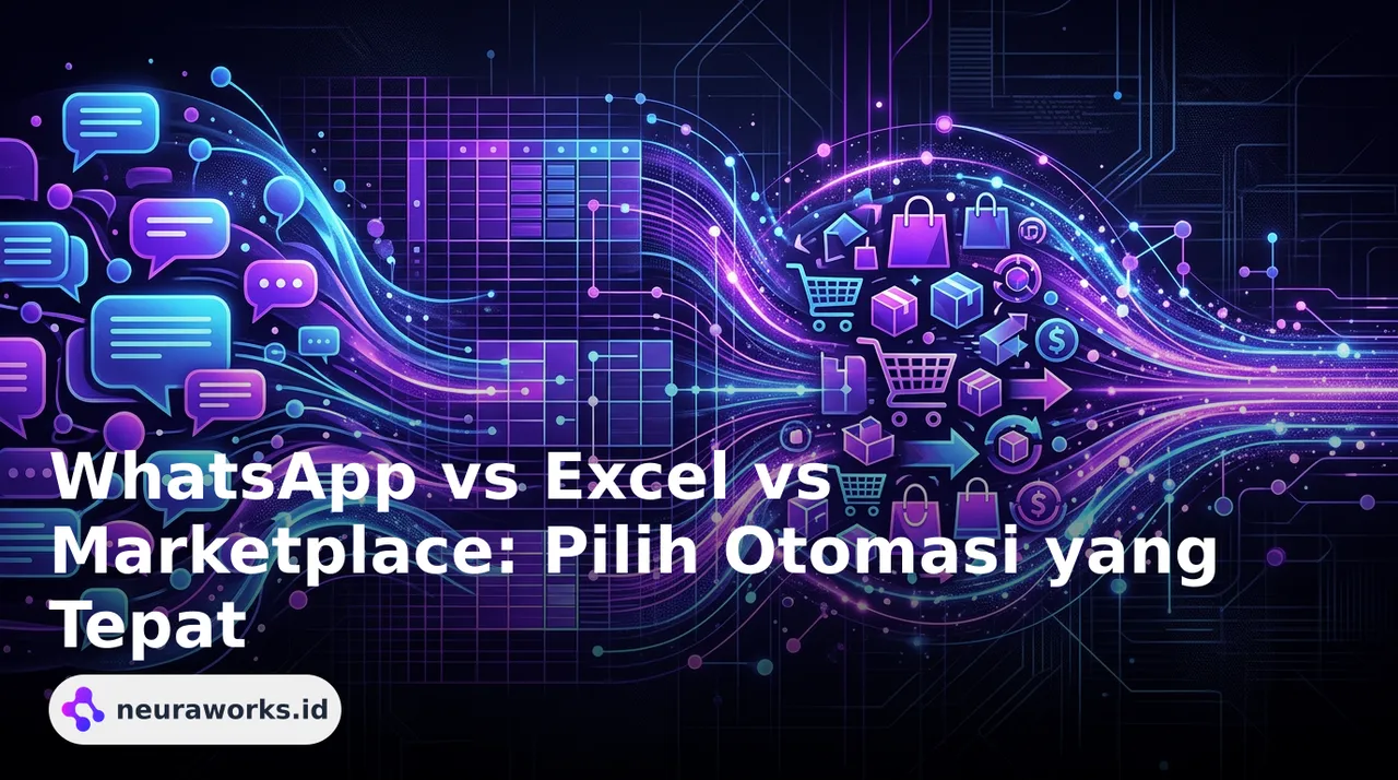 WhatsApp vs Excel vs Marketplace: Pilih Otomasi yang Tepat